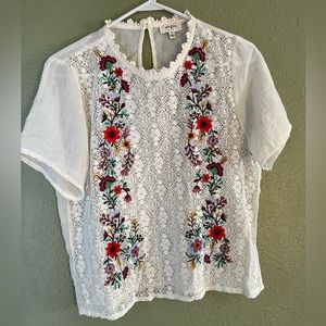 Embroidered Top